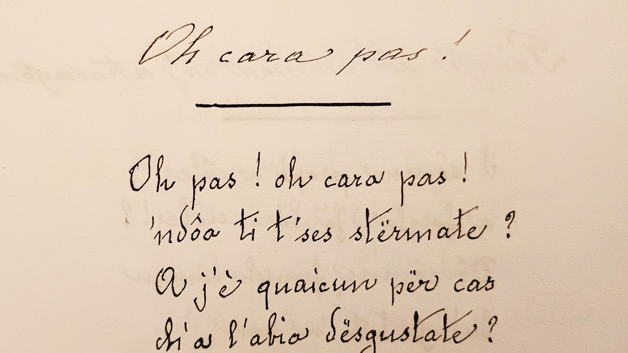 Mostra documentaria "Poesia in mostra. Percy Roero di Cortanze e i versi in dialetto piemontese"